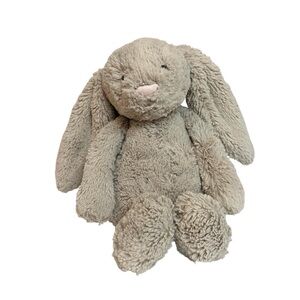 JELLYCAT Medium Beige Bashful Bunny Plush Toy Stuffed Animal